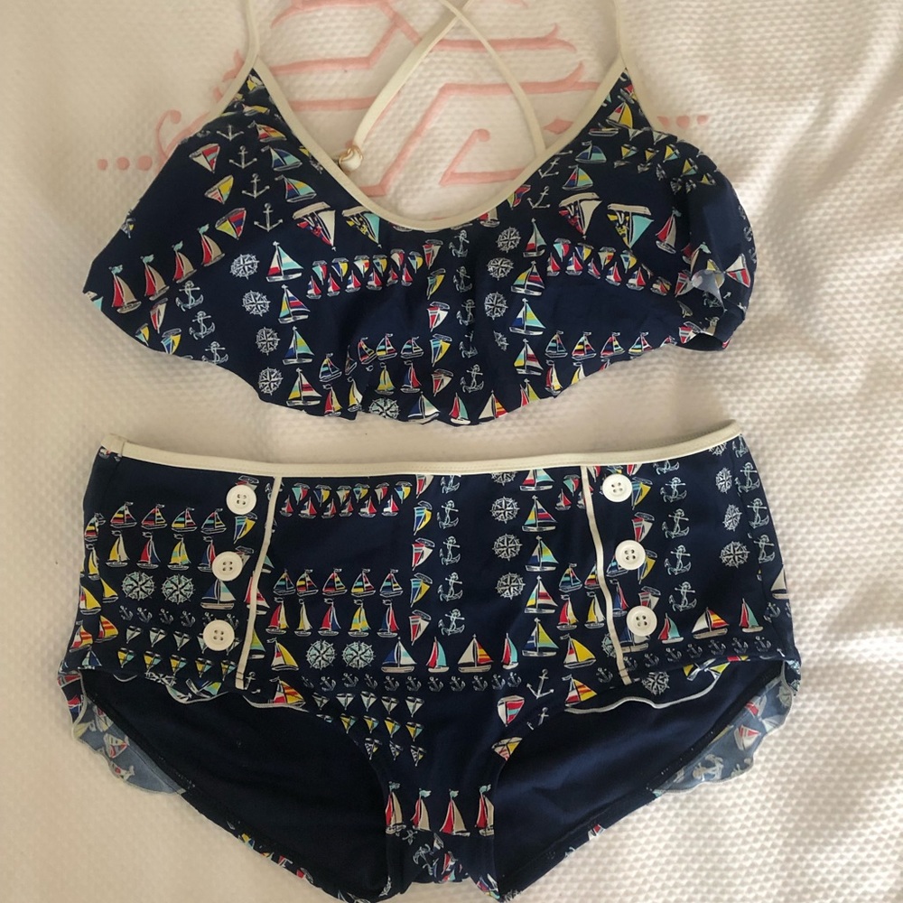 Sperry Nautical Bikini Set